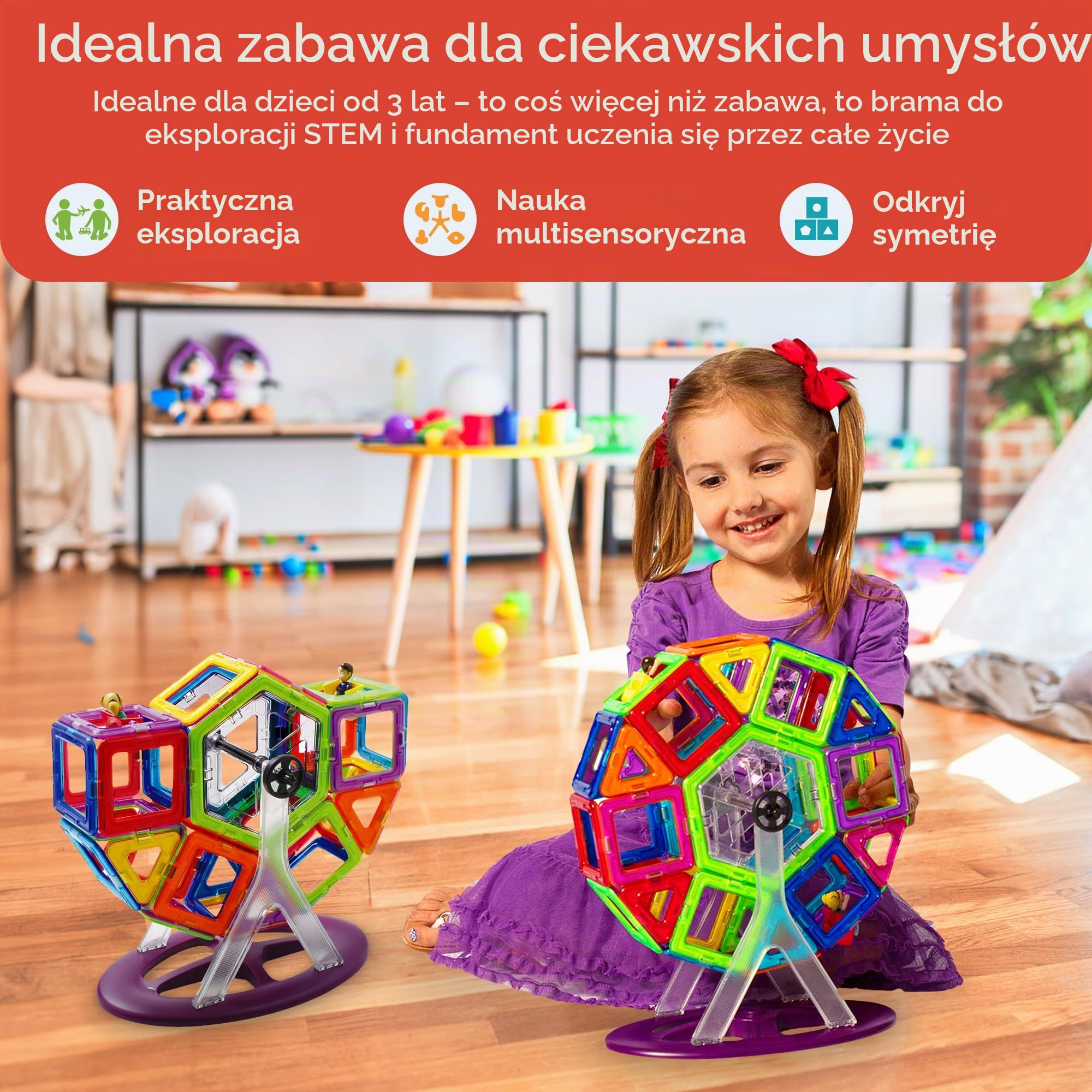 Magformers Klocki Karnawałowe 46el. (005-30747)