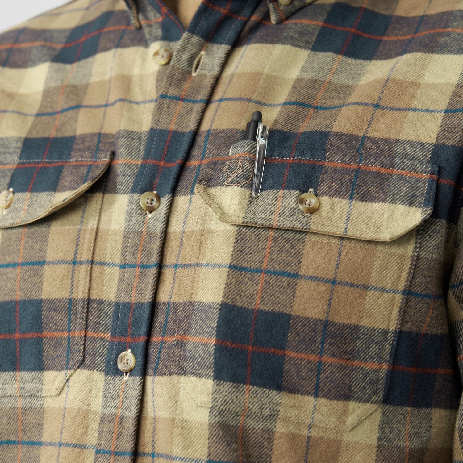 Fjällräven Męska koszula Singi Heavy Flannel M, Black/Deep Forest, XXL, czarny/głęboki las, XXL