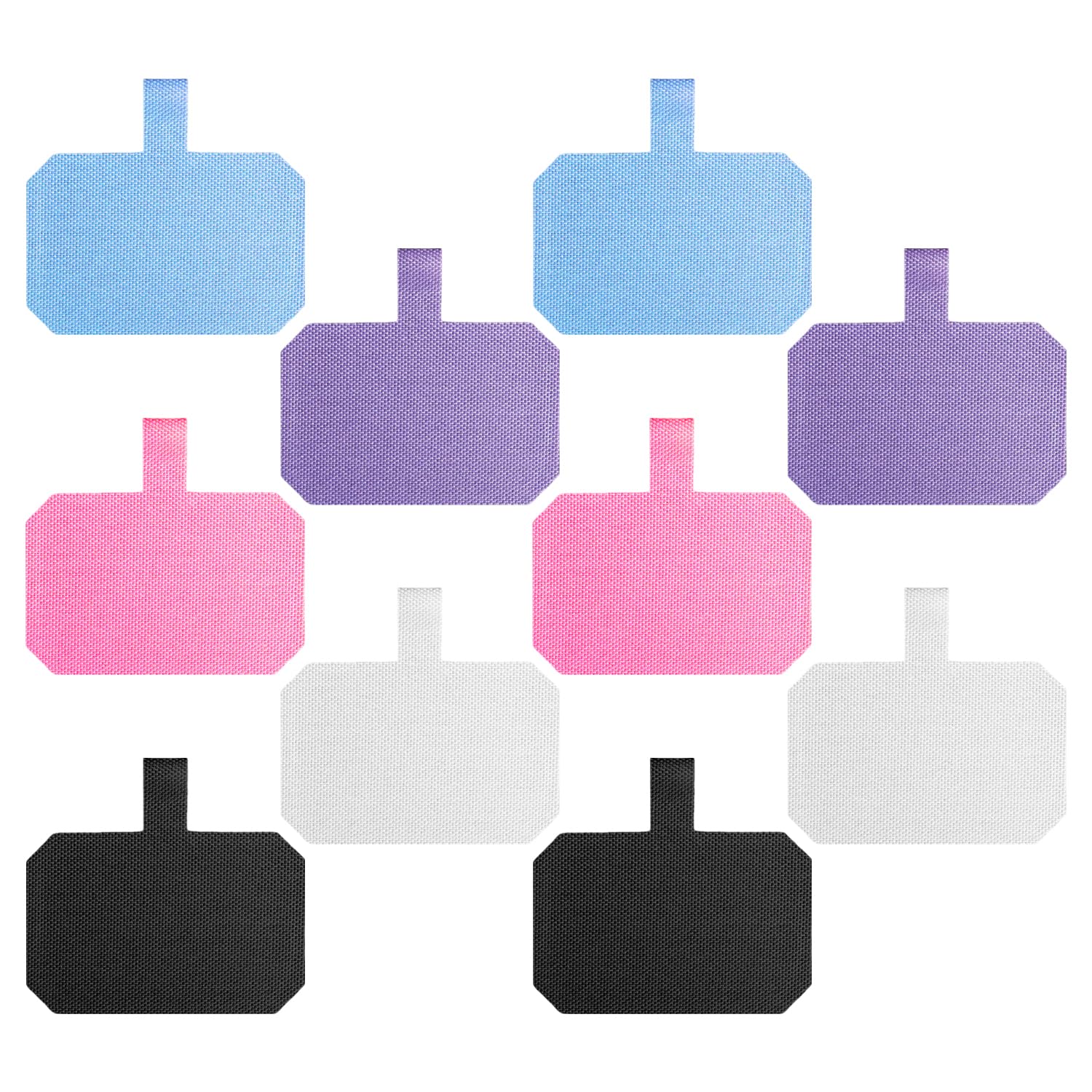 UBSIUH 10 Pieces Of Lanyard Fixed Patch, Multi-Function Lanyard Mobile Phone Gasket, Mobile Phone Pendant Connection Piece, Anti-Lost Clip Piece.