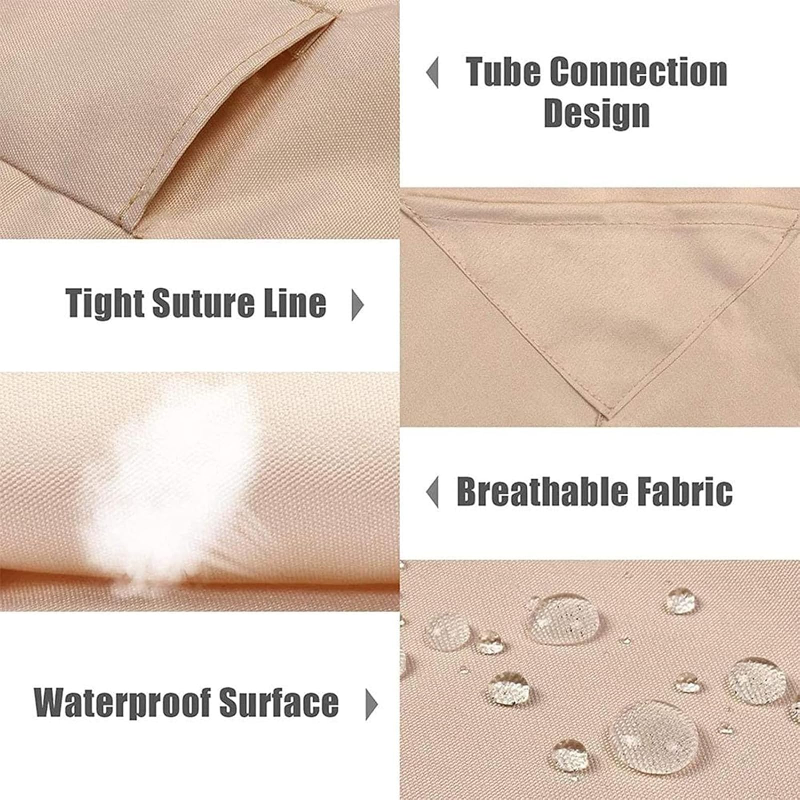 Tetto di Ricambio per Dondolo da Giardino 2-3 Posti Coperture per Dondoli Coperti per Sedia 210D Oxford Copertura Sedile di Ricambio Baldacchino per Balcone Esterno,E,249 * 185 * 18cm