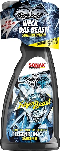 SONAX FelgenBeast WinterEdition (1 litr) FelgenBeast środek do czyszczenia felg w edycji specjalnej"Winter" w limitowanym nakładzie - tylko do wyczerpania zapasów | nr art. 0433410