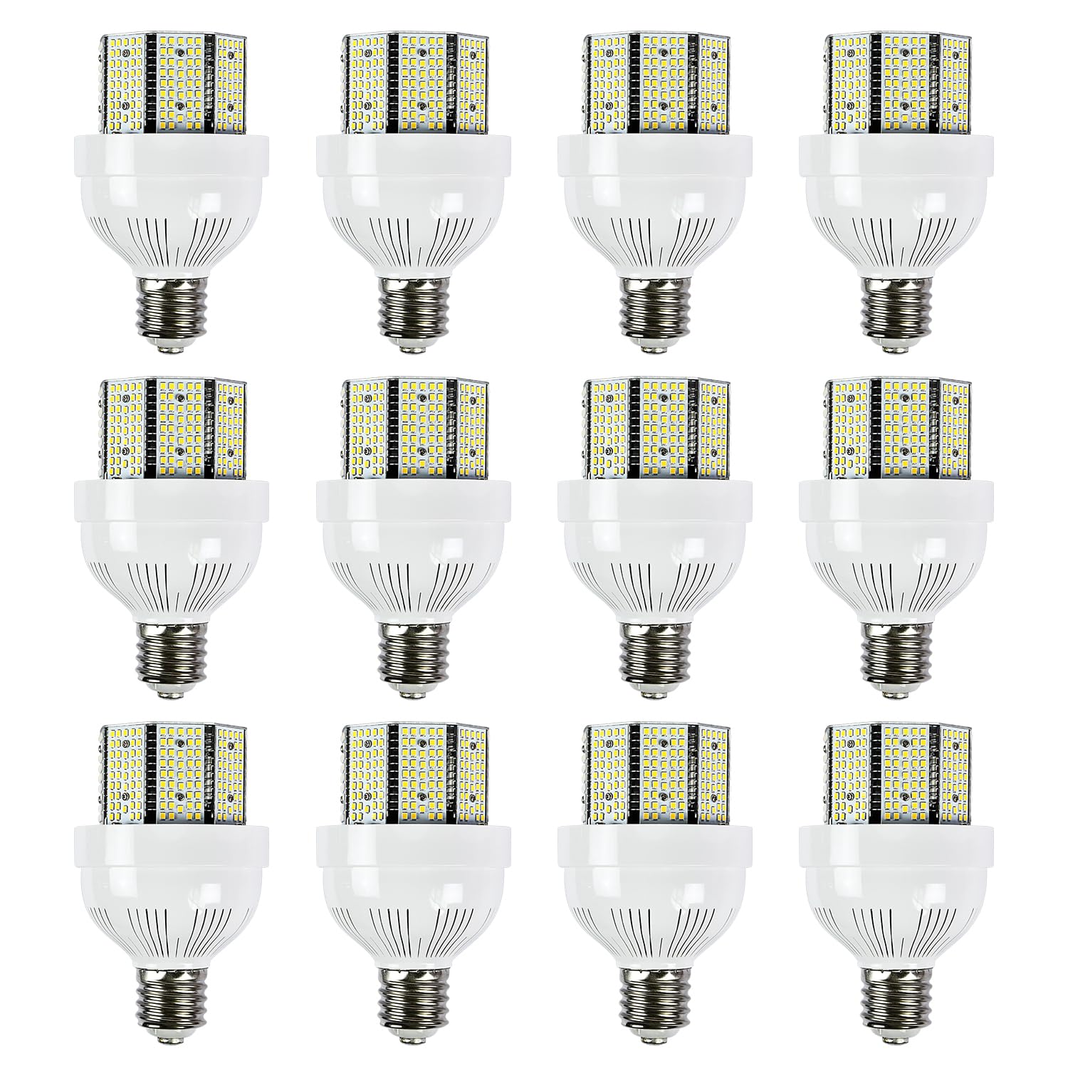 480V LED Corn Cob Light Bulb 65W E39 Mogul Base 10725LM 5000K Daylight Lamp Replacement for 200-250W HID