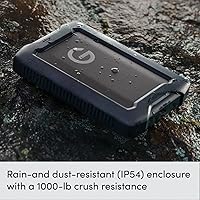 Vista 6 de SanDisk Professional 2 TB G-Drive ArmorATD - Disco duro externo portátil resistente y duradero HDD, USB-C, USB 3.2 Gen 1 - SDPH81G-002T-GBA1D