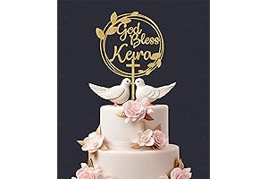 Personalized Christening Cake Topper for a Cherished Occasion
