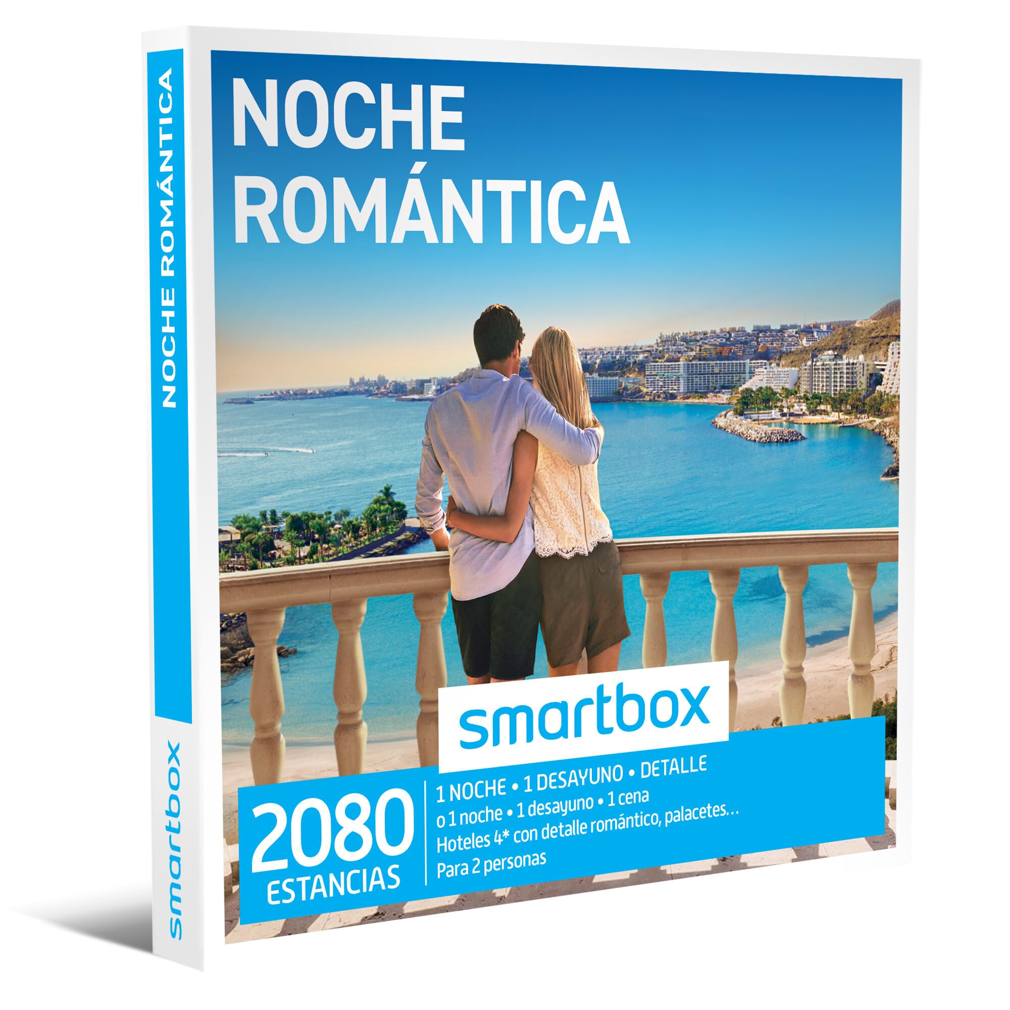 Smartbox Caja regalo Noche romántica para parejas con 1 noche desayuno y cena
