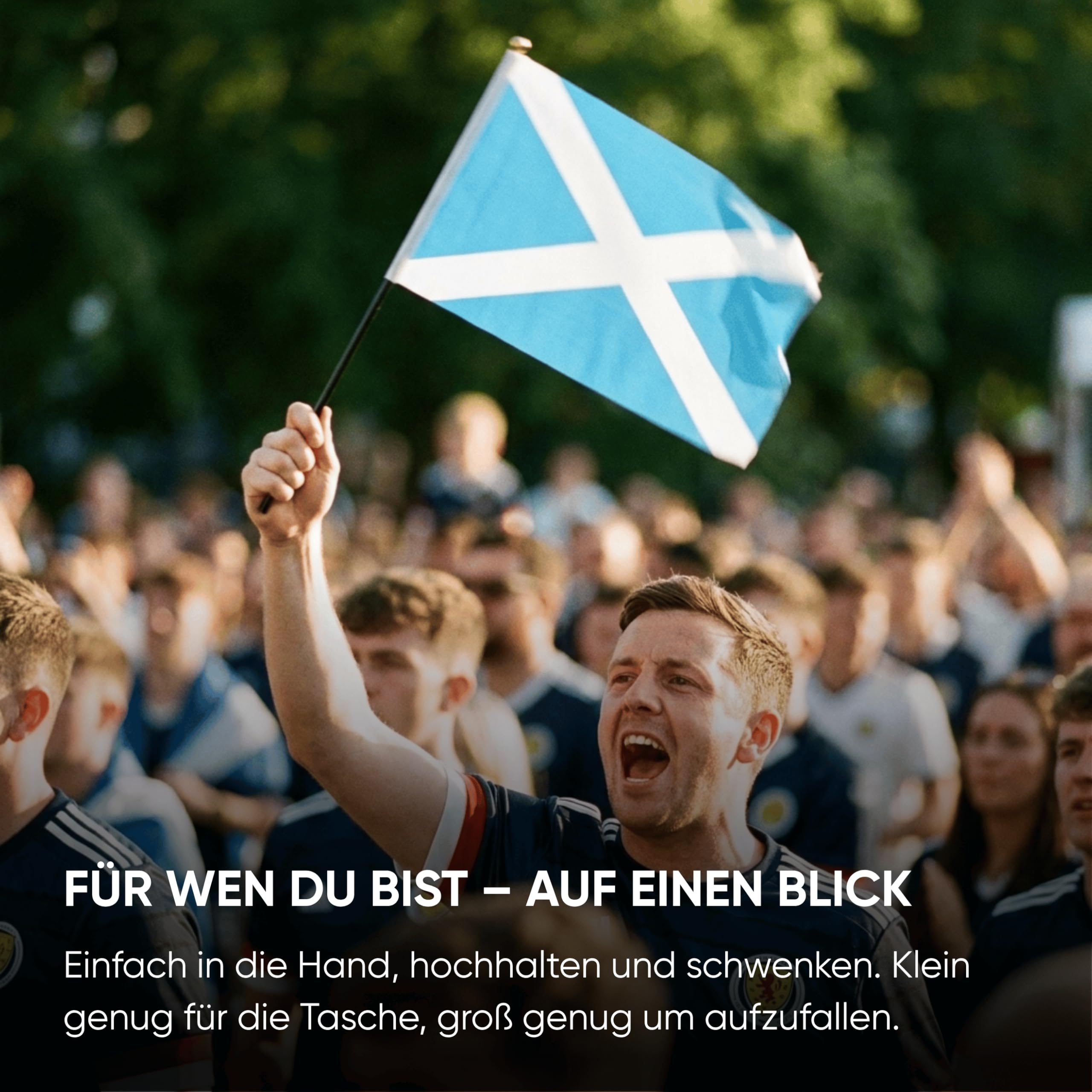 Sonia Originelli Fan-Set Bosnien Fan-Set 14 - Bosnische Fanartikel EM WM Fußball Party Karneval