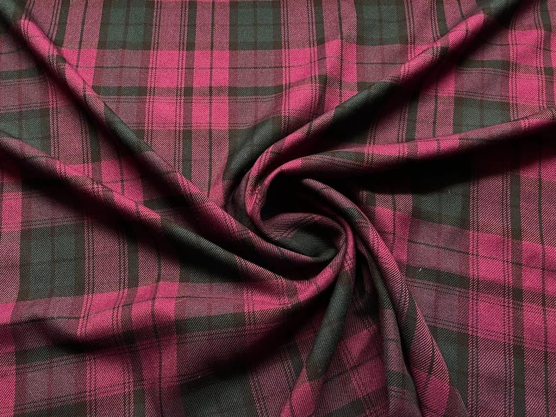 Scottish Tartan Check Fabric Material Design 5 Lindsay 1MTR