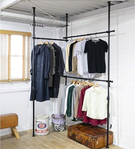Amazon Co Jp 山善 突っ張り ハンガーラック 全体耐荷重90kg たて よこ伸縮 幅160 292cm 高さ190 260cm シャツ最大135着 ひっかけ棒付き 服かけ 組立品 マットブラック Wj 795rm Mbk トリプル ホーム キッチン Amazon Co Jp 山善 突っ張り ハンガーラック 全体耐荷重90kg たて よこ伸縮 幅160 292cm 高さ190 260cm シャツ最大135着 ひっかけ棒付き 服かけ 組立品 マットブラック Wj 795rm Mbk トリプル ホーム キッチン
