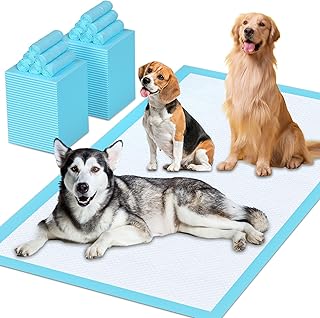Puppy Pee Pads for Dogs 31"x47" 40 Count, Pee Pads Extra Large, Leak-Proof & Super Absorbent Dog Pee Pads, Thicken Disposable Potty Pads Puppy Training Pads for Cats Rabbits (40PCS)