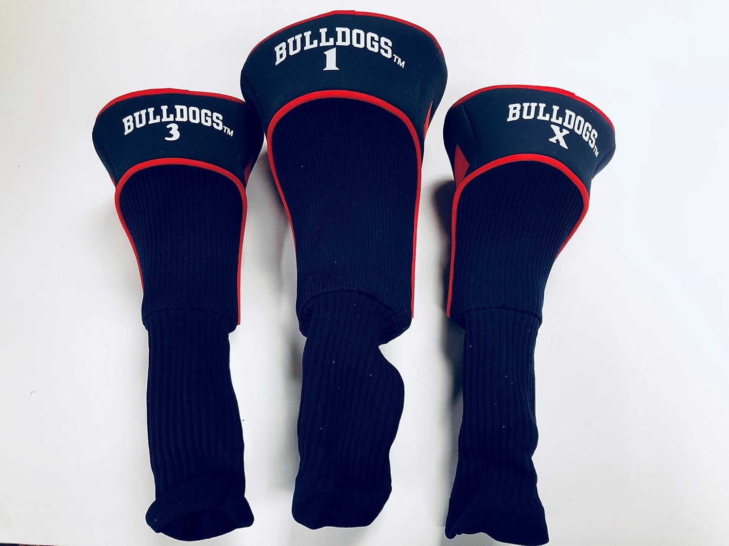 NCAA Gonzaga Bulldogs Golf Contour Head Covers, Set of 3