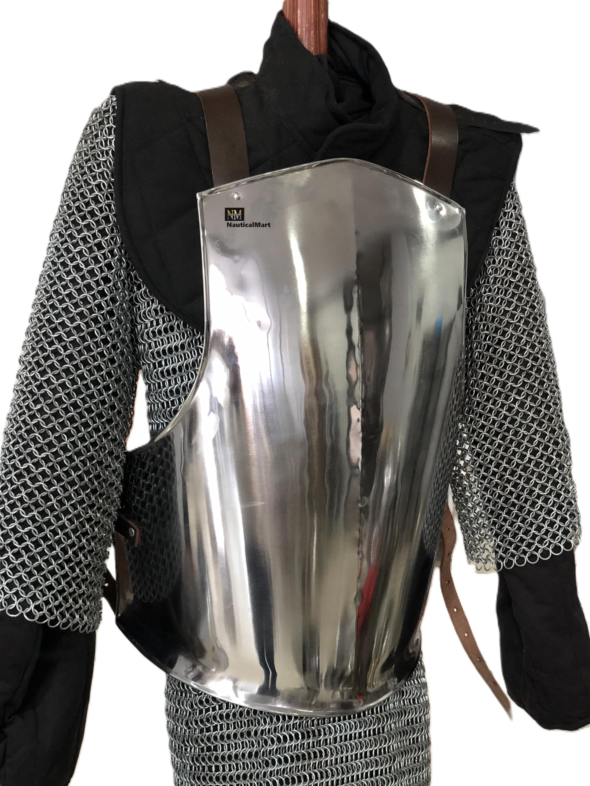 NauticalMart Polished Steel Breastplate Cuirass Body Armor Halloween Costume