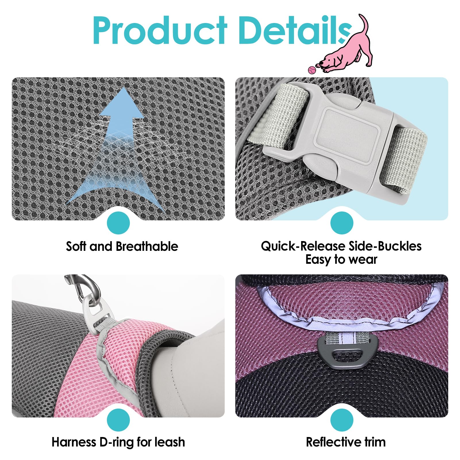 AOFITEE Chaleco de refrigeración para perros, chaleco de refrigeración transpirable para perros con anillo en D de arnés, camisa de protección UV para perros, chaqueta enfriadora ligera para perros