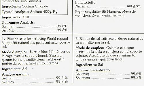 Miniatura 4 de Living World Hámster Sal Y Lickstone Mineral