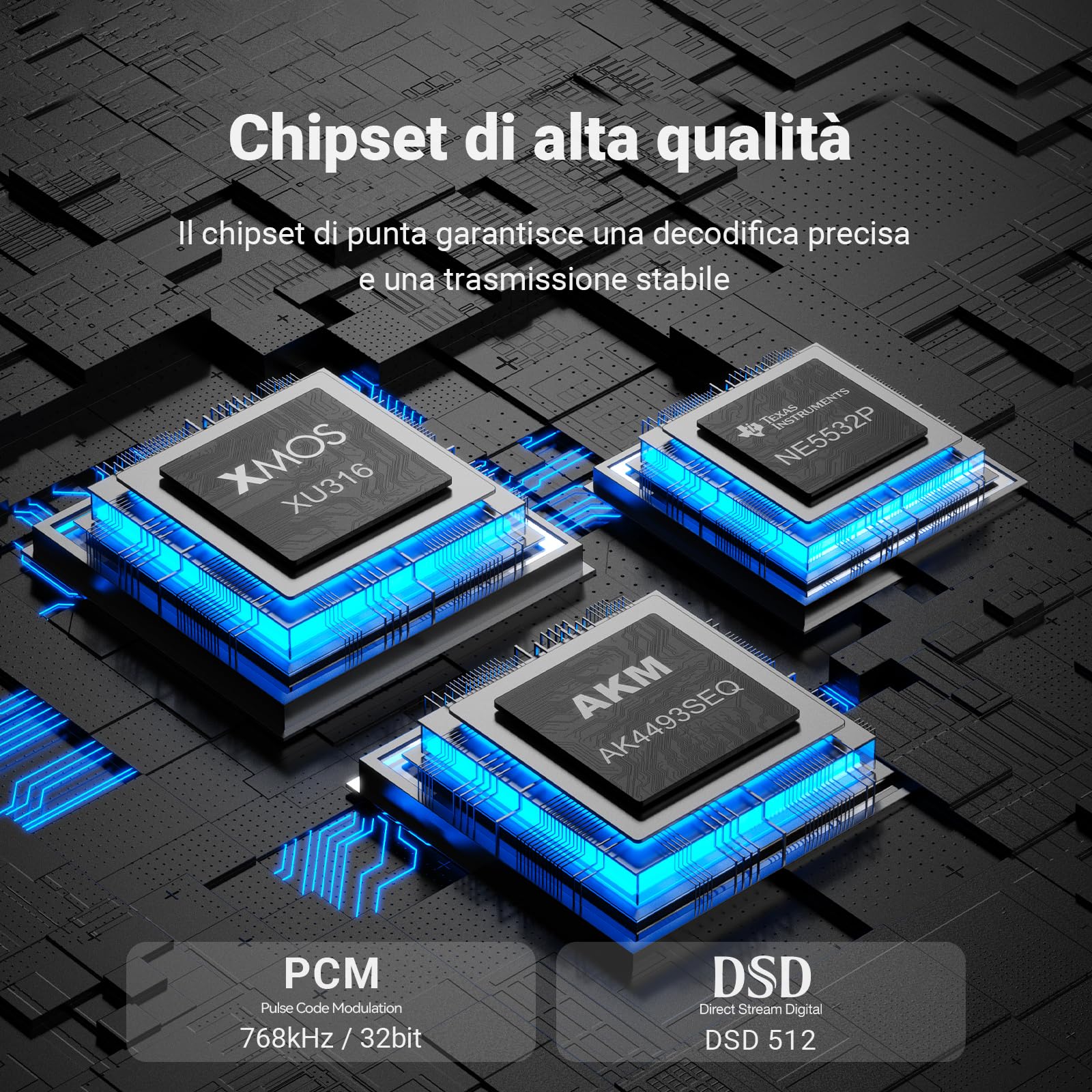 AIYIMA D07 Mini desktop HiFi DAC convertitore audio digitale analogico decoder AK4493S per amplificatore stereo domestico e amplificatore per cuffie, ingresso ottico/coassiale/USB, uscita RCA, 32 bit