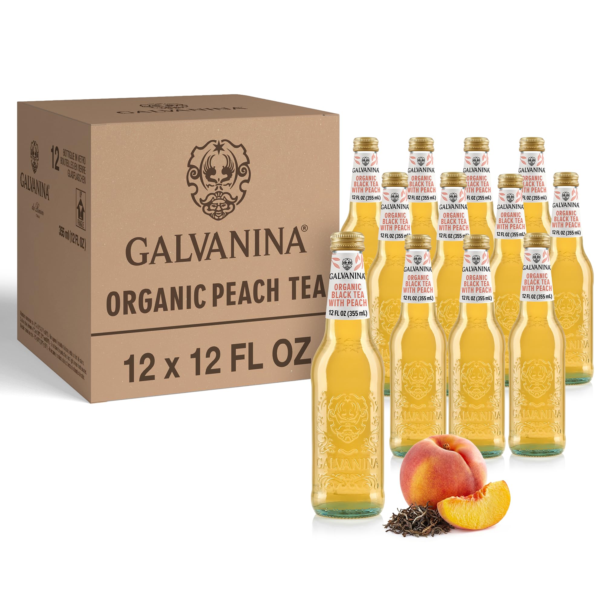 Amazon.com : Galvanina Peach Iced Tea – Premium Organic Italian