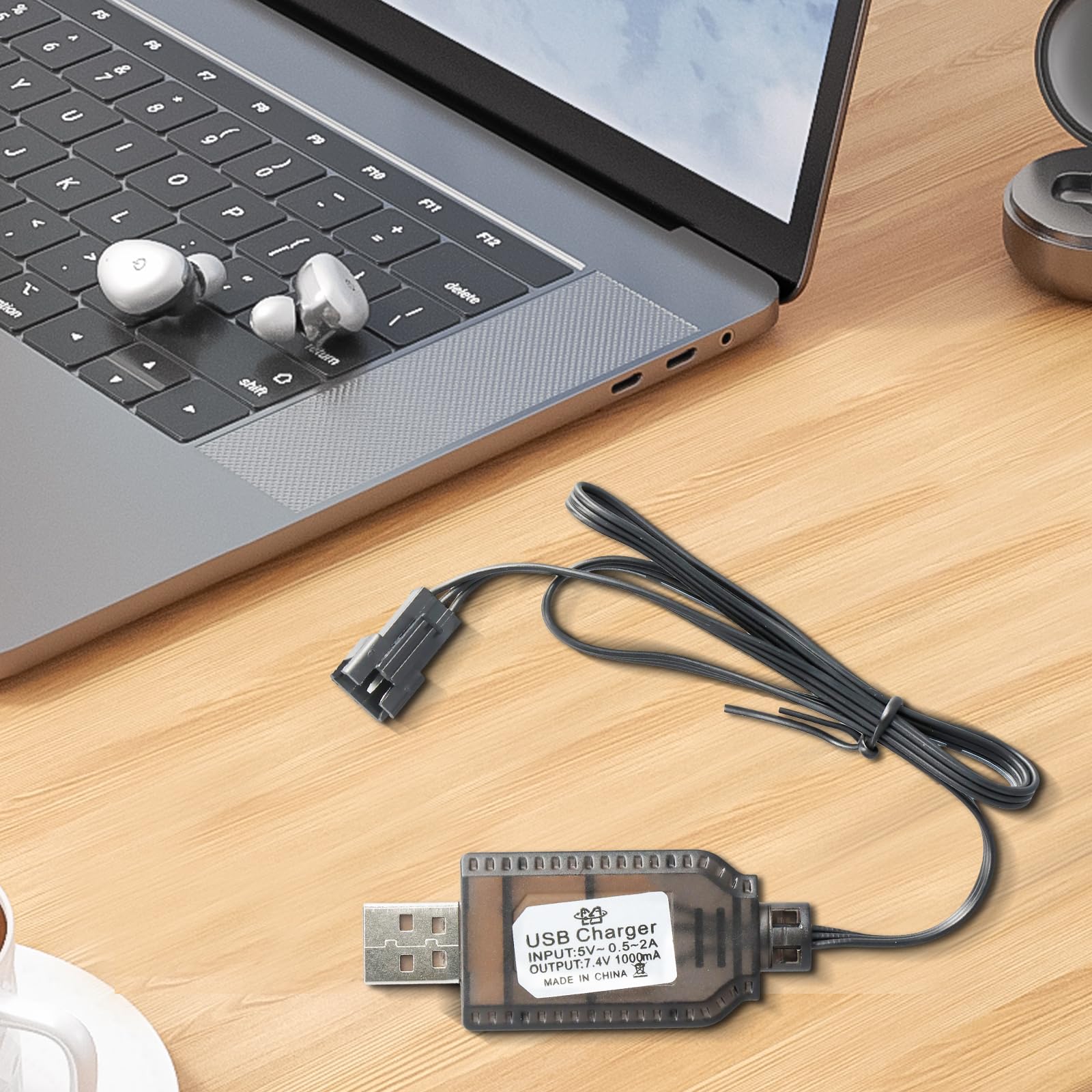 Chargeur Usb Rc Chargeur USB Pour Batterie LiPo 2S 7,4V - Fiche SM-4P - Pour Voiture, Drone RC Batterie Voiture Telecommande