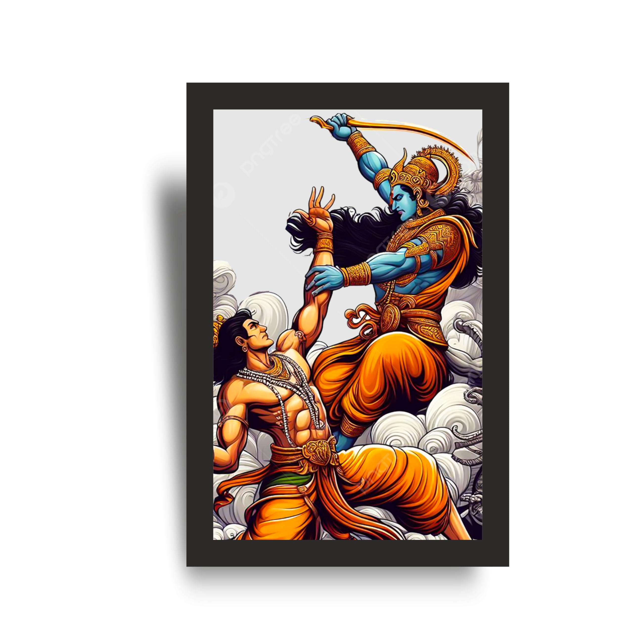 Ram Ravan Battle War Wall Art Set of 3 – view 3