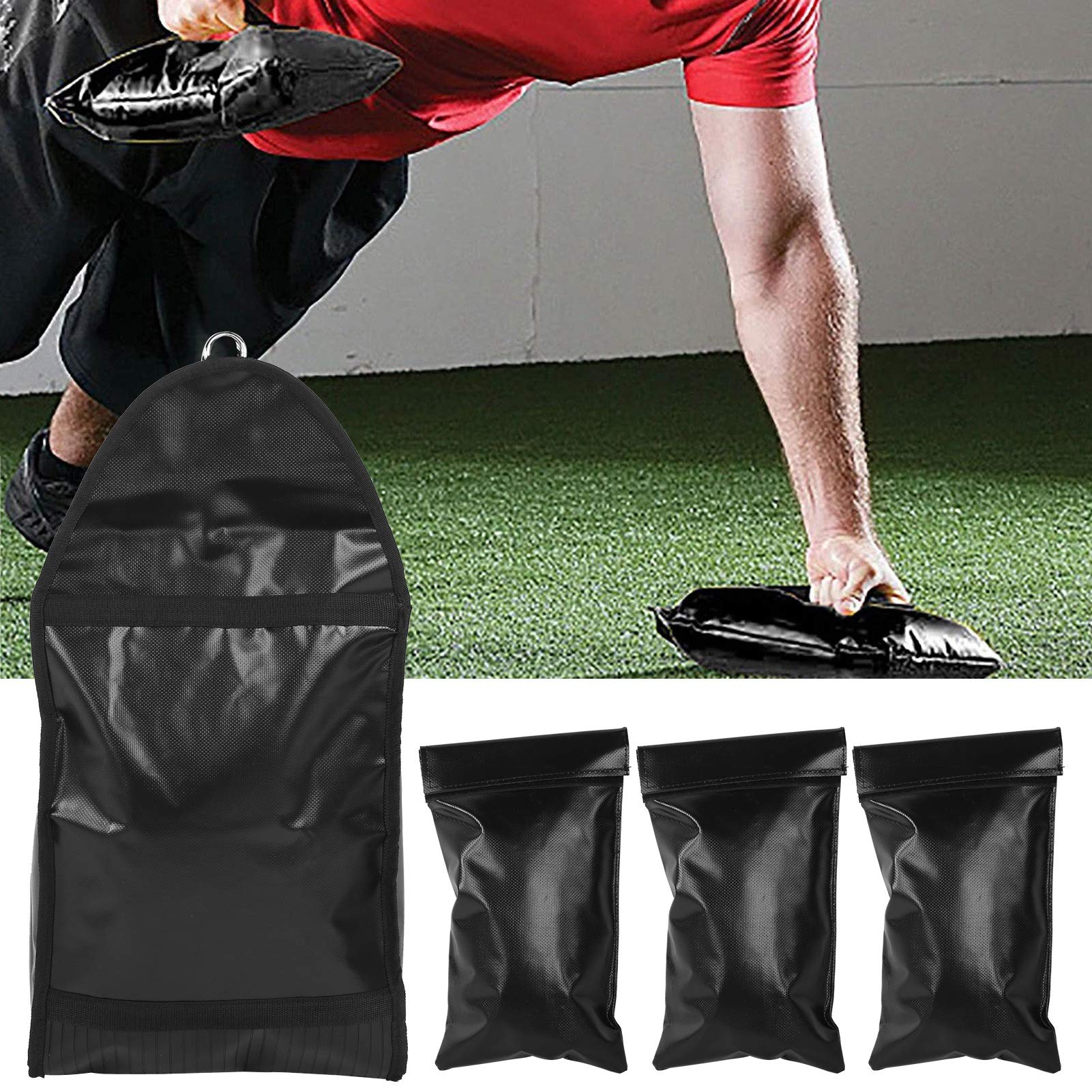 Entrenador de Trineo con Pesas, Entrenador de Trineo con Saco de Arena Entrenador de Trineo de Resistencia Entrenador de Trineo para Correr Bolsa de Pesas Entrenamiento de