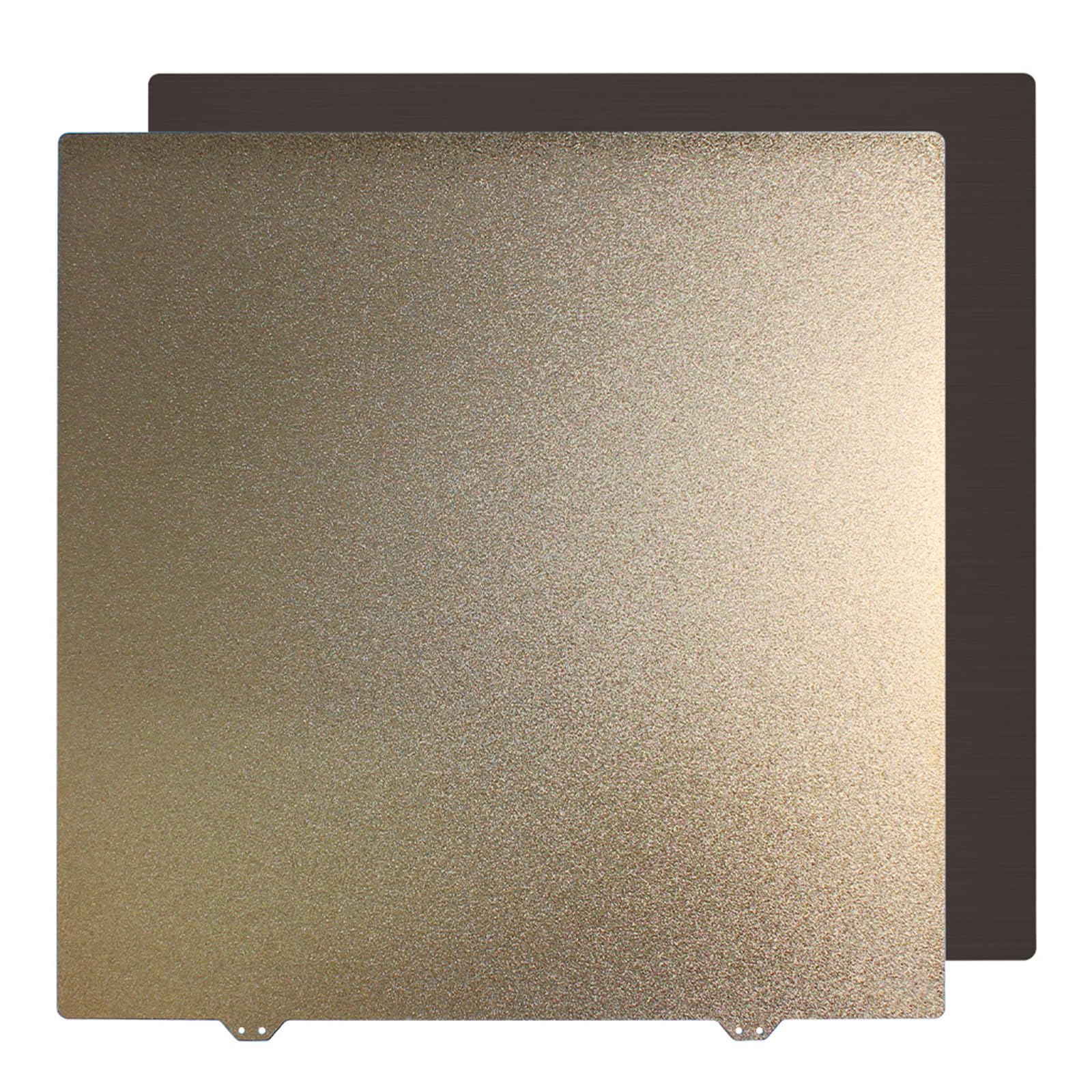 Seitliche 430 x 430 mm, pulverbeschichtete flexible Platte, Befestigung für verbesserten 3D-Druck, hohe Haftung, Druckbett