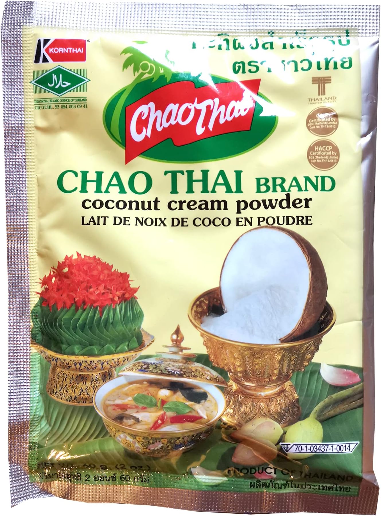 Chao Thai Coconut Cream Powder 2.0z
