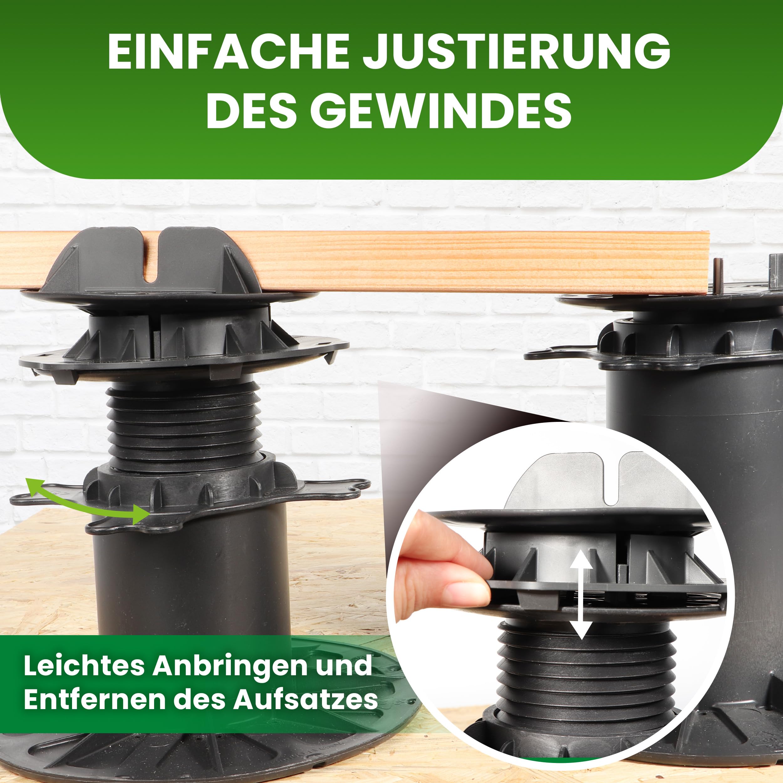 Gartenwelt Riegelsberger Supporto Premium 49-57 mm – 52 Pezzi