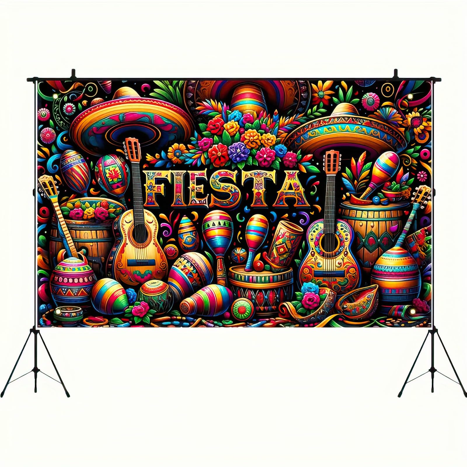 Blissyard FIESTA Carnival Celebration banner 71 x 43 Inch Welcome to The Carnival Banner Backdrop Photo Background for Carnival Circus Theme Party