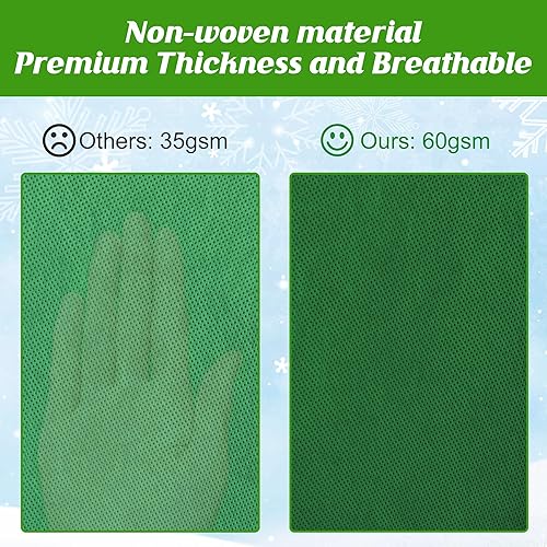 Miniatura 3 de Alpurple - Funda de invierno con cordón para plantas, funda de protección de plantas cálidas, manta de tela contra heladas que protege las plantas