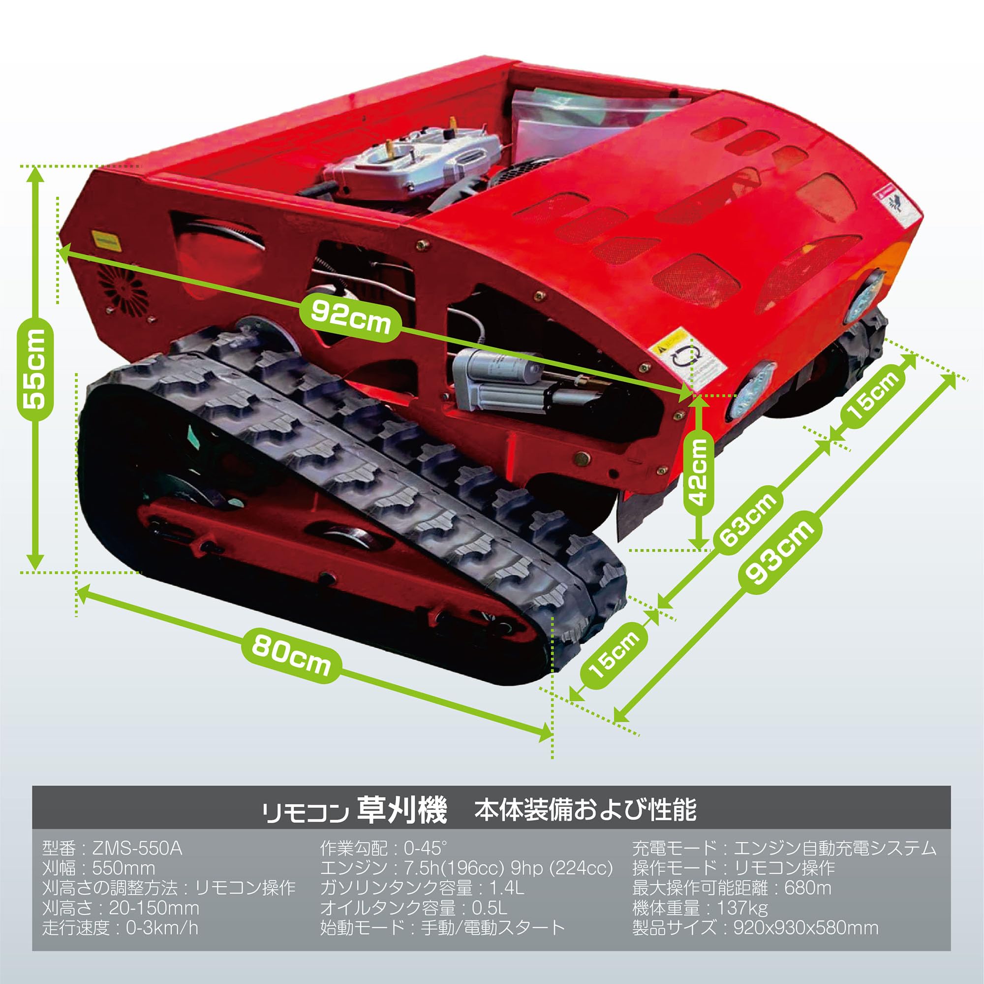 Amazon.co.jp: 【PB SMART】ラジコン草刈機 開閉タイプ メンテナンスし