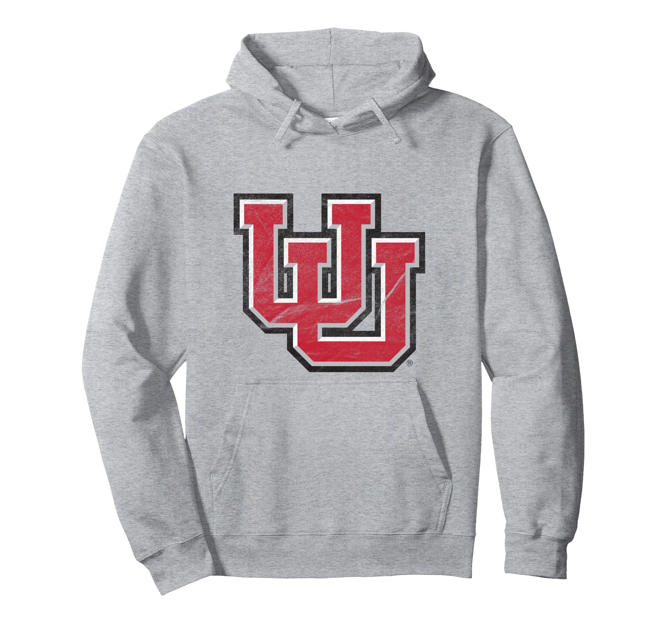 University of Utah Utes Distressed Primary Pullover Hoodie