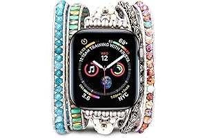 Handmade Apple Watch Band: Boho Watch Bracelet for Apple Watch Series 1-8