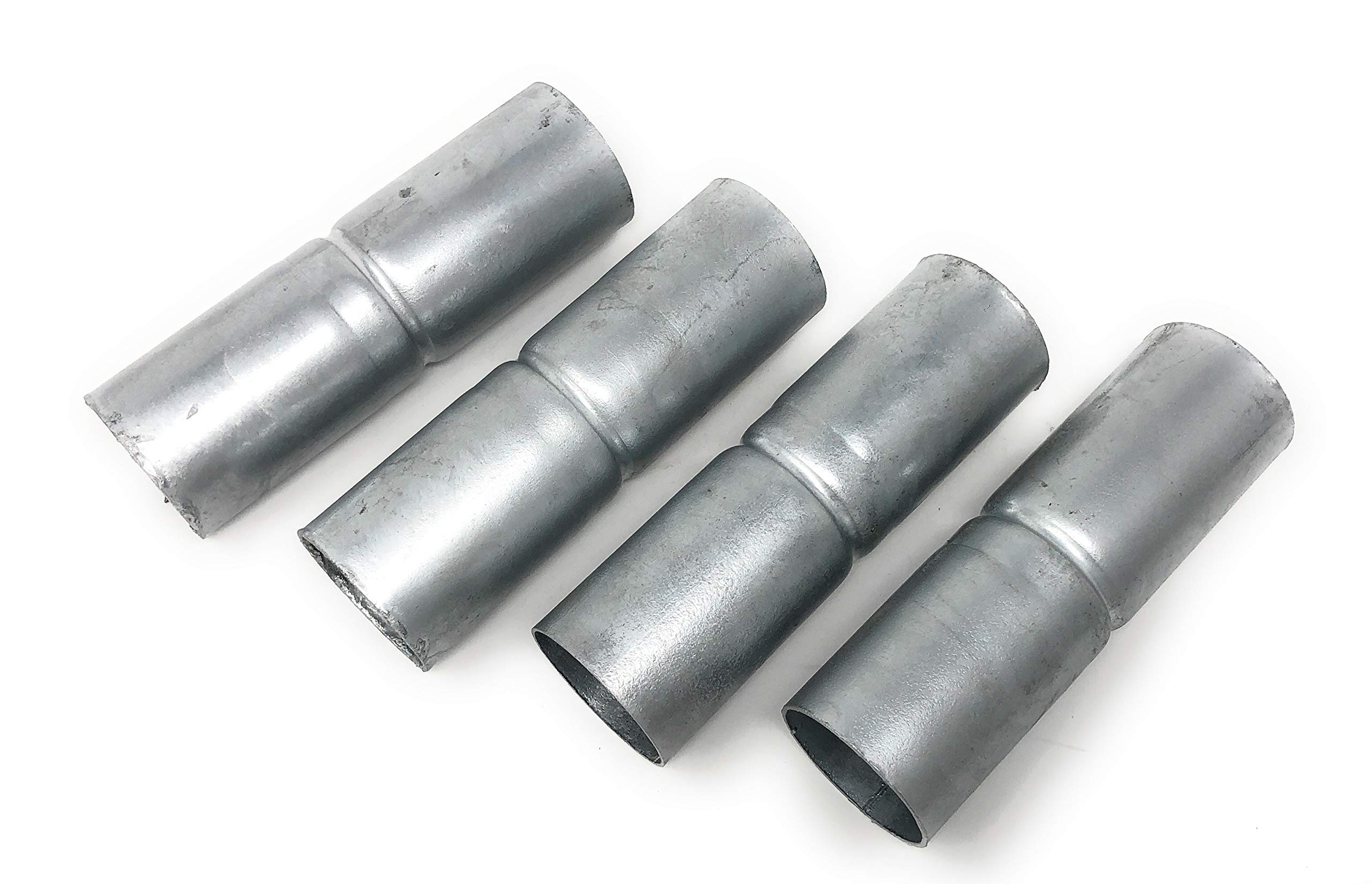 Amazon.com : Chain Link Fence Top Rail Sleeves Galvanized Steel 4 Pc Pack  1-5/8