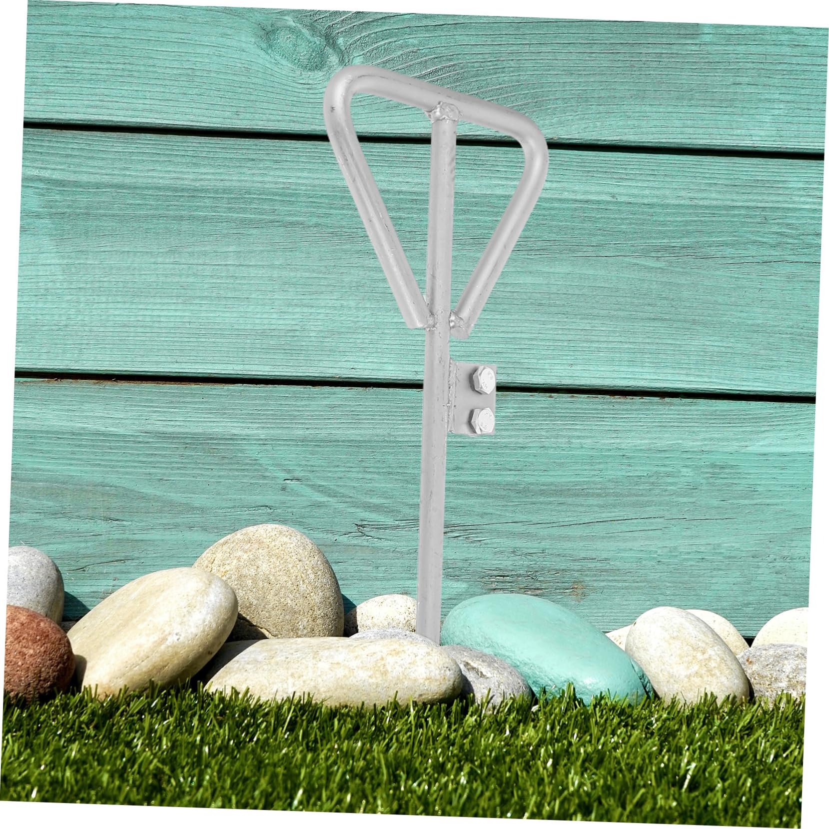 Uonlytech Asta di Terra Zincata Portatile per Impianto Elettrico Strumento di Messa Terra Paletto Zincato Adatto Sistemi Elettrici Domestici e Progetti di Ingegneria all Aperto