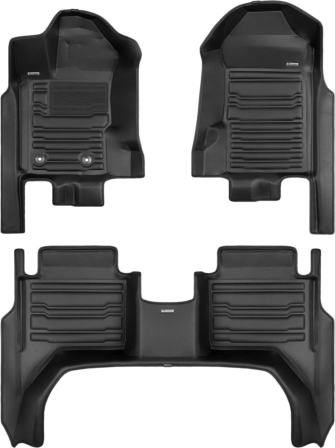 AOMSAZTO Floor Mats for Ford Ranger SuperCrew Cab 20192024