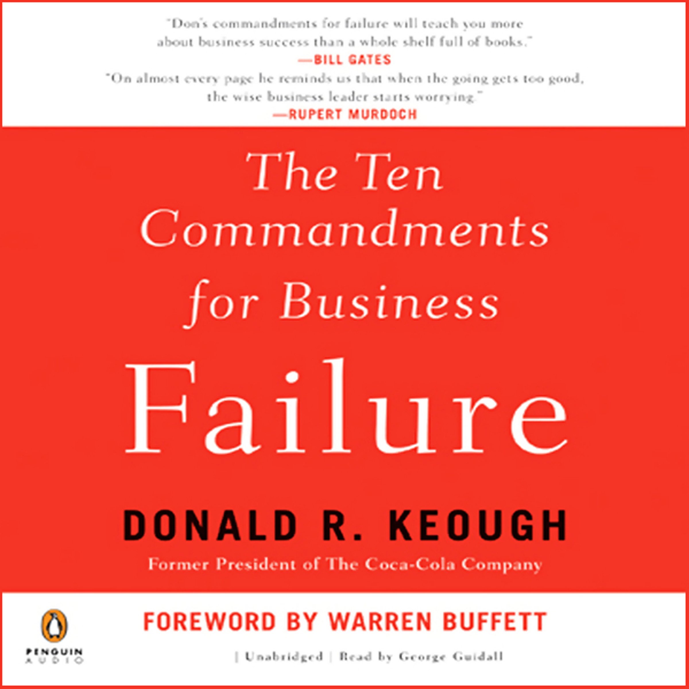 The Ten Commandments for Business Failure