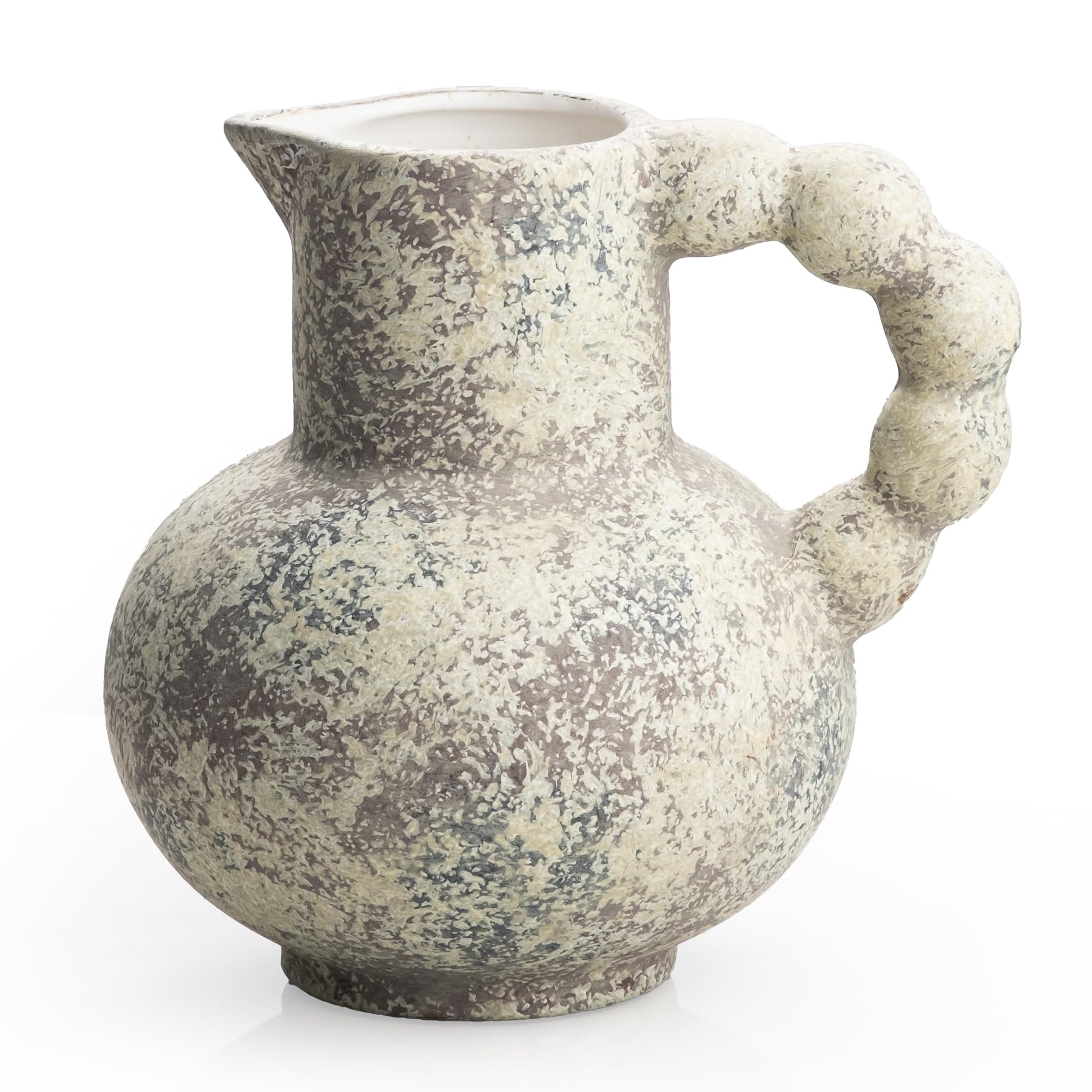 Amazon.com: Antique Flower Ceramic Vase with Handle, Vintage