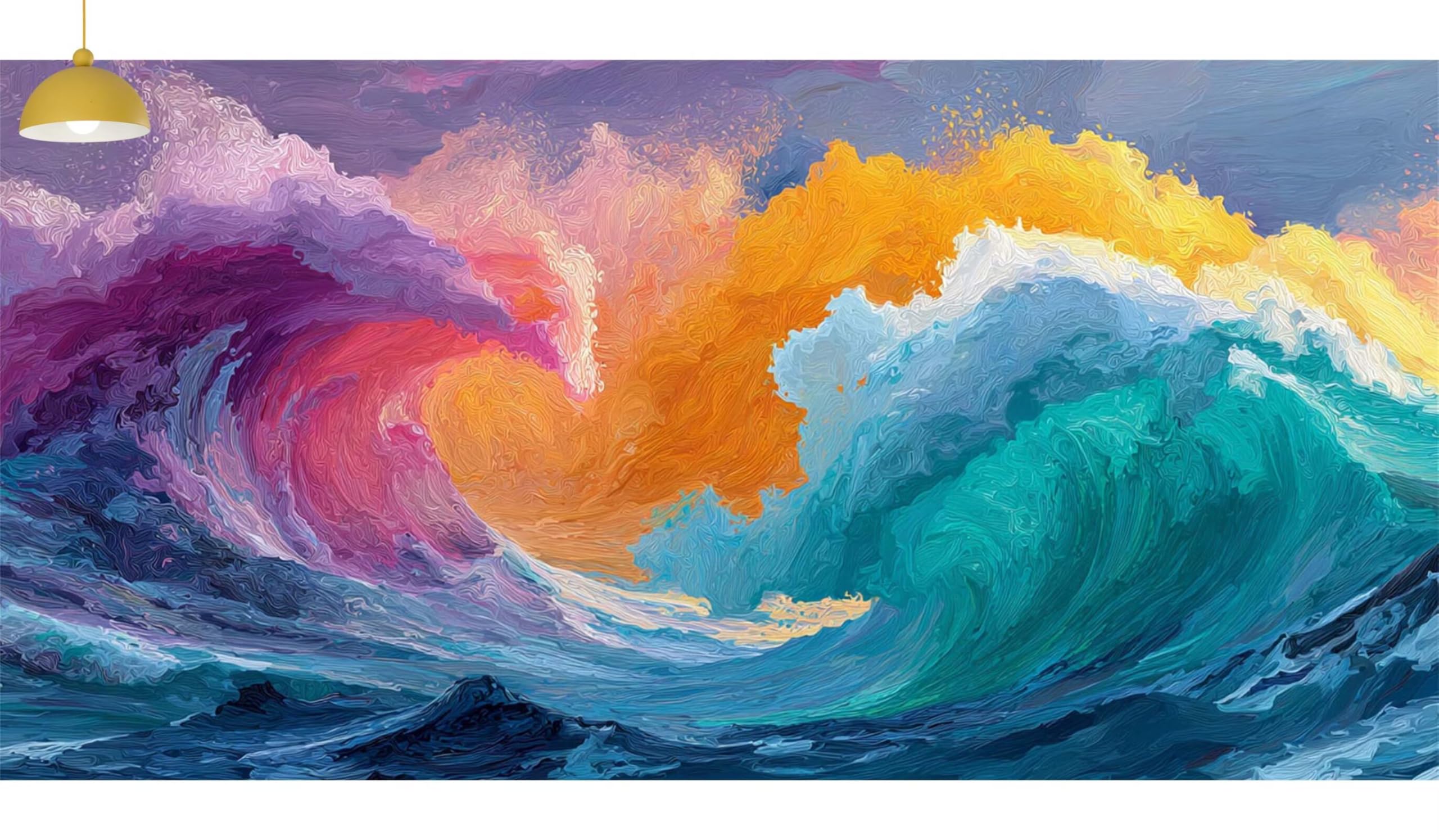 Waves Diamond Art Ocean Diamond Painting Arts and Crafts dla dorosłych, zestaw do malowania diamentami 5D, dorosłych, Crysta, haft krzyżykowy, rękodzieło, obrazy, zestaw do haftowania dla