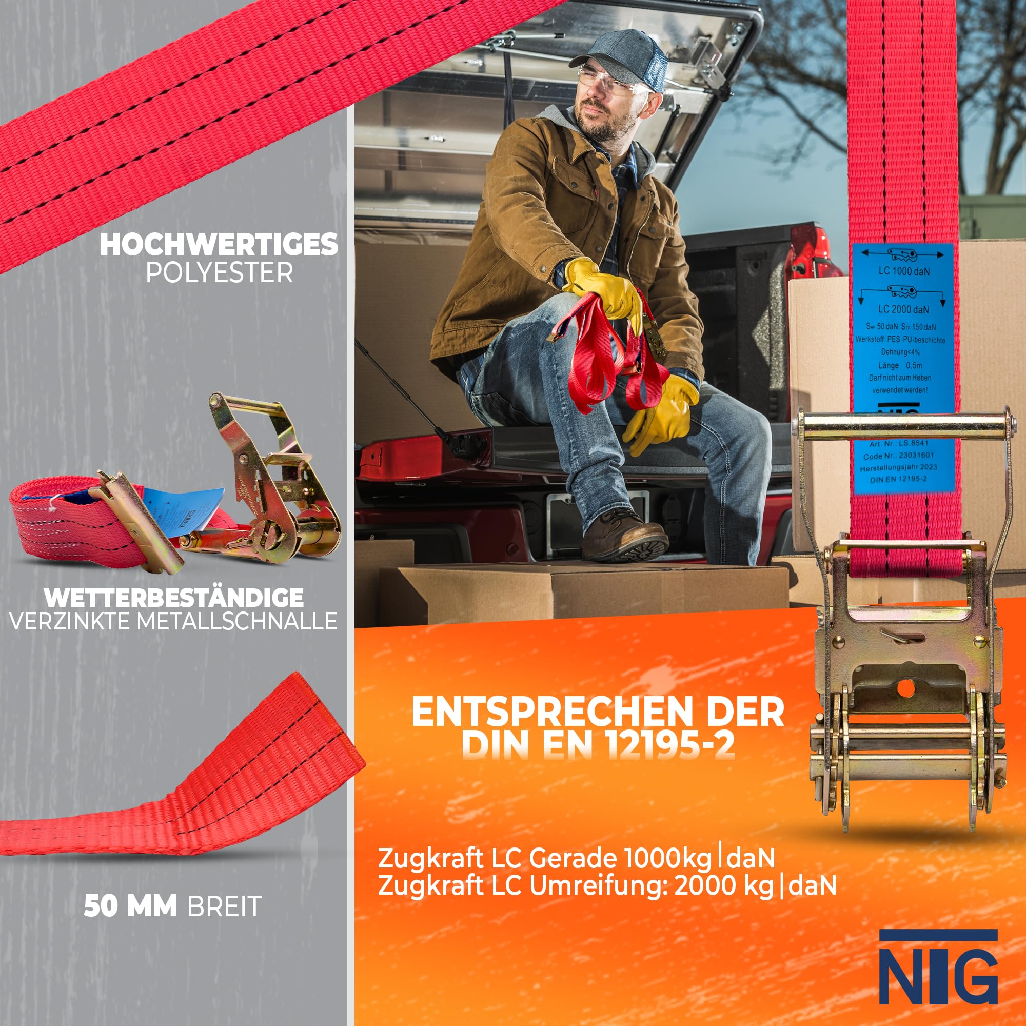 5 Metri, Serratura Di Blocco, Carico 300 DaN, Marca NTG - Foto 3