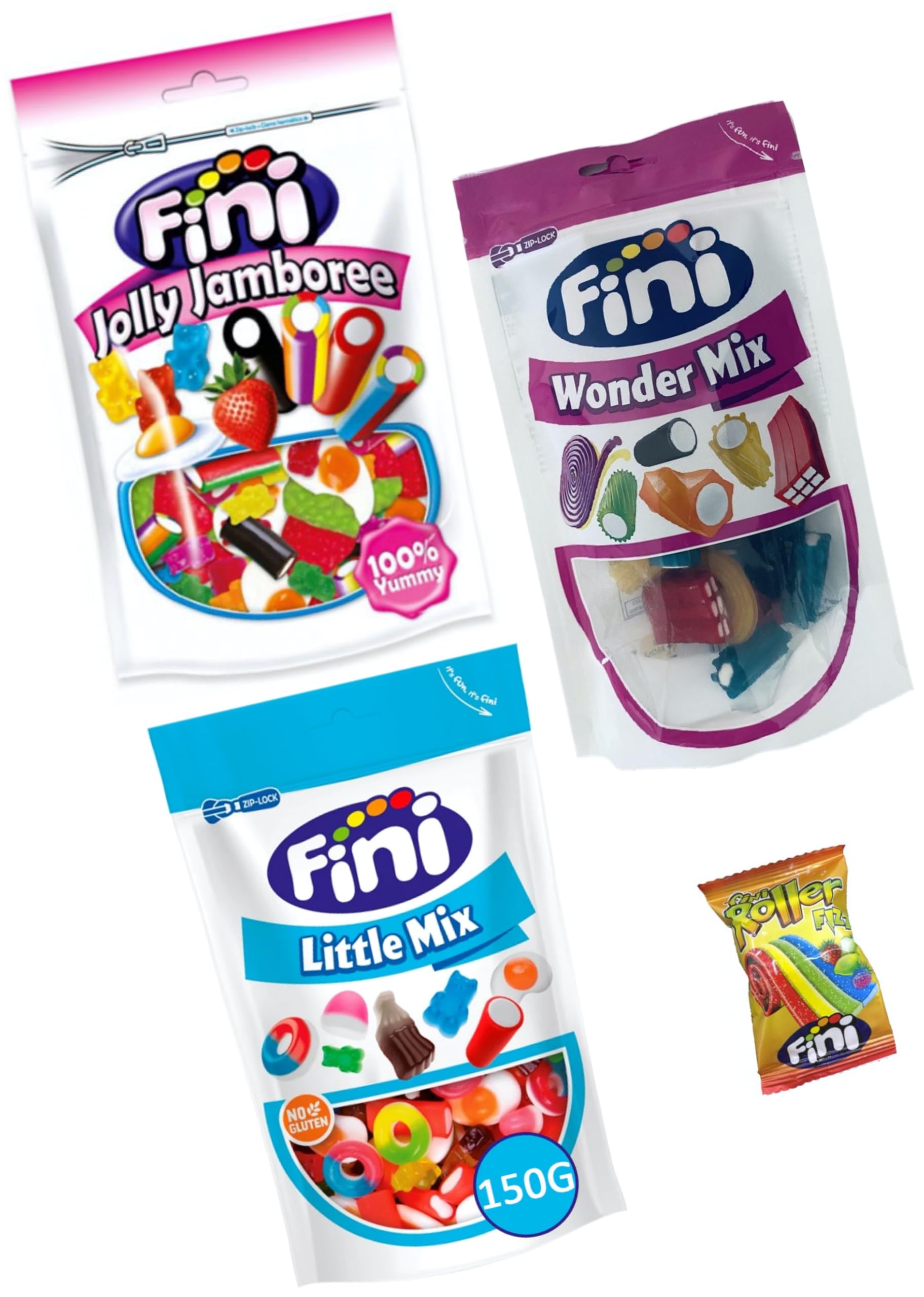 Fini Sweets Chews Little Mix, Jolly Jamboree, Wonder Mix 150g