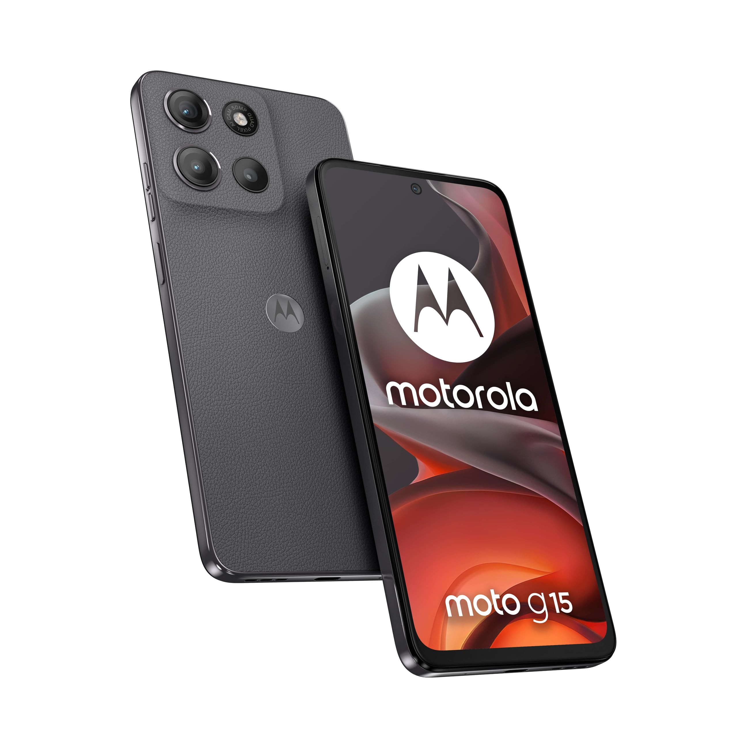 Motorola Moto G15 8GB+128GB 6.72" Display, 5200mAh Battery, Mediatek Helio G81 Extreme, Android 15 (Gravity Gray)