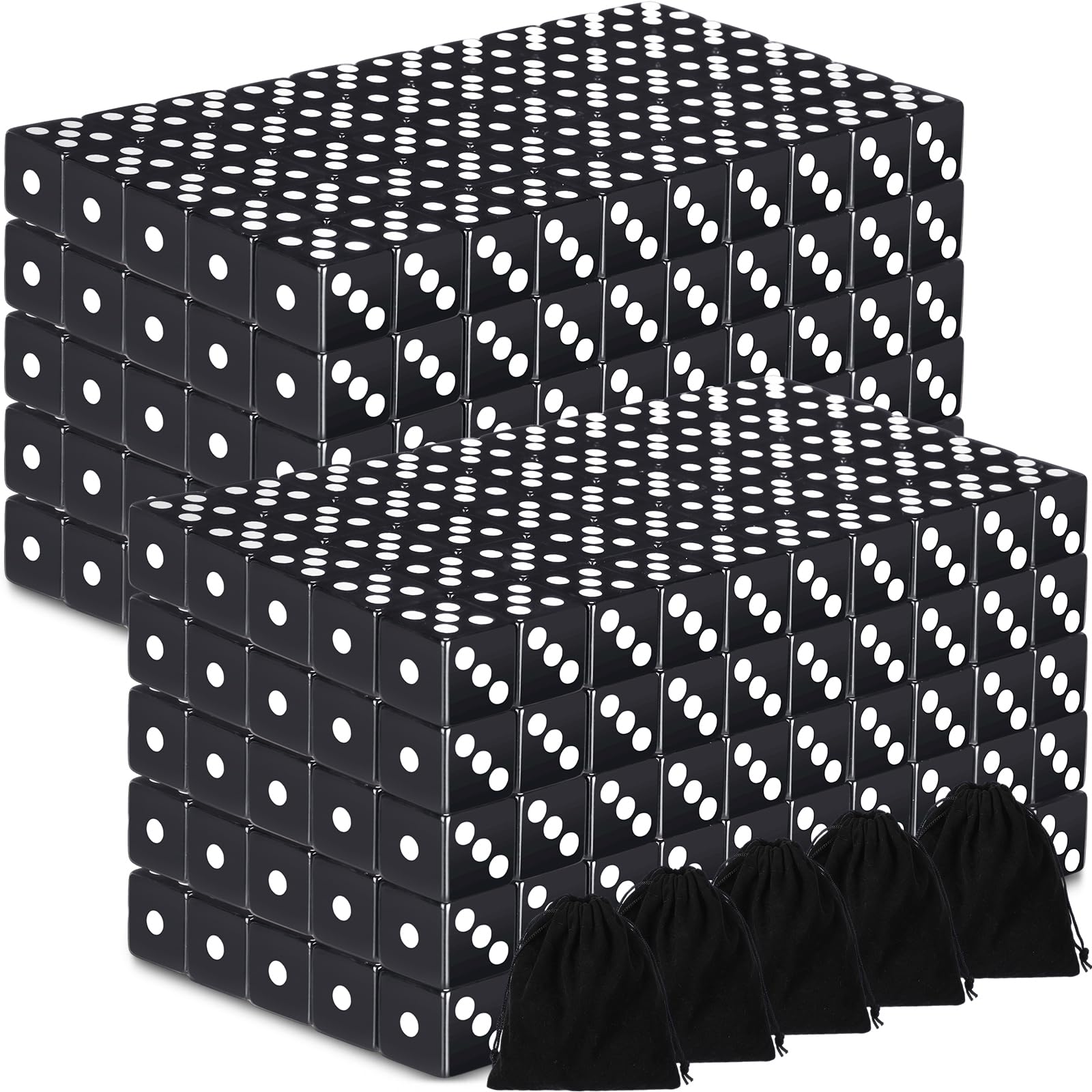 Amazon.com: Simgoing 500 Pieces 16mm Dice Bulk 6 Sided Dice Set