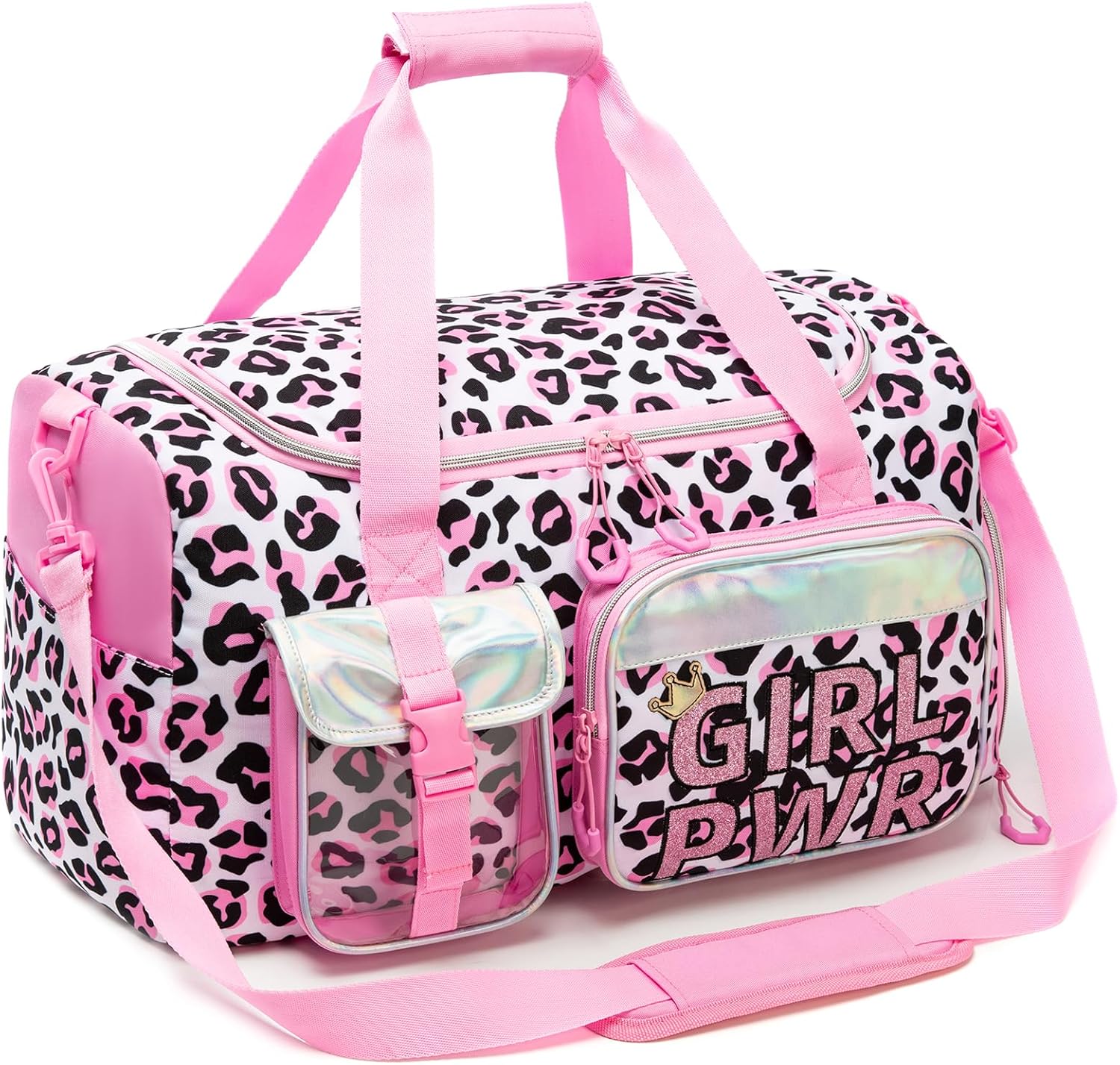Duffle Bag for Kids Travel Bag for Girls Dance Bags for Kids Overnight Bags for Teen Girls with Shoe Compartment
