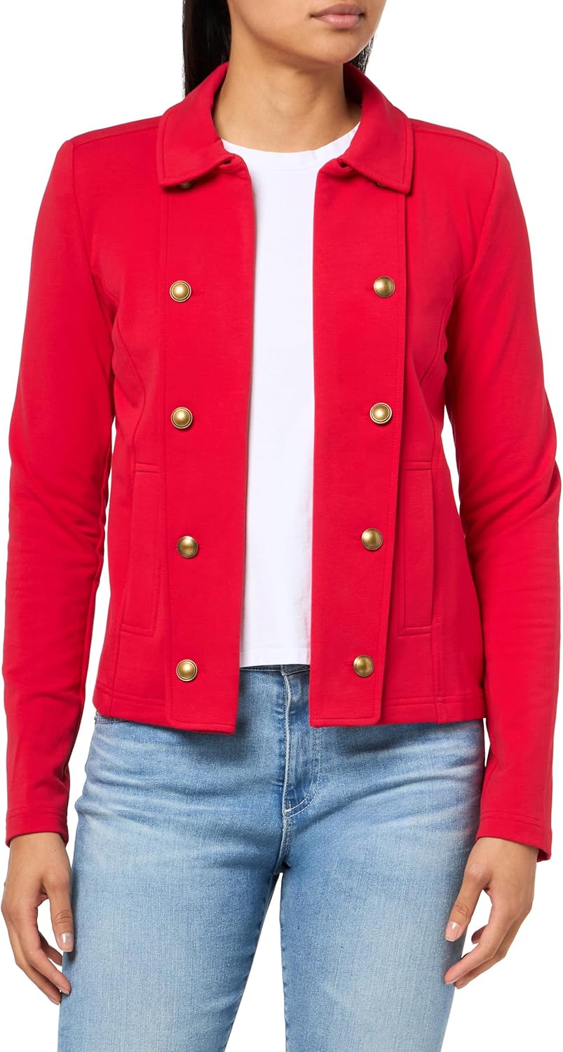 Nautica Womens Open Front Knit Captains Jacket Jacket