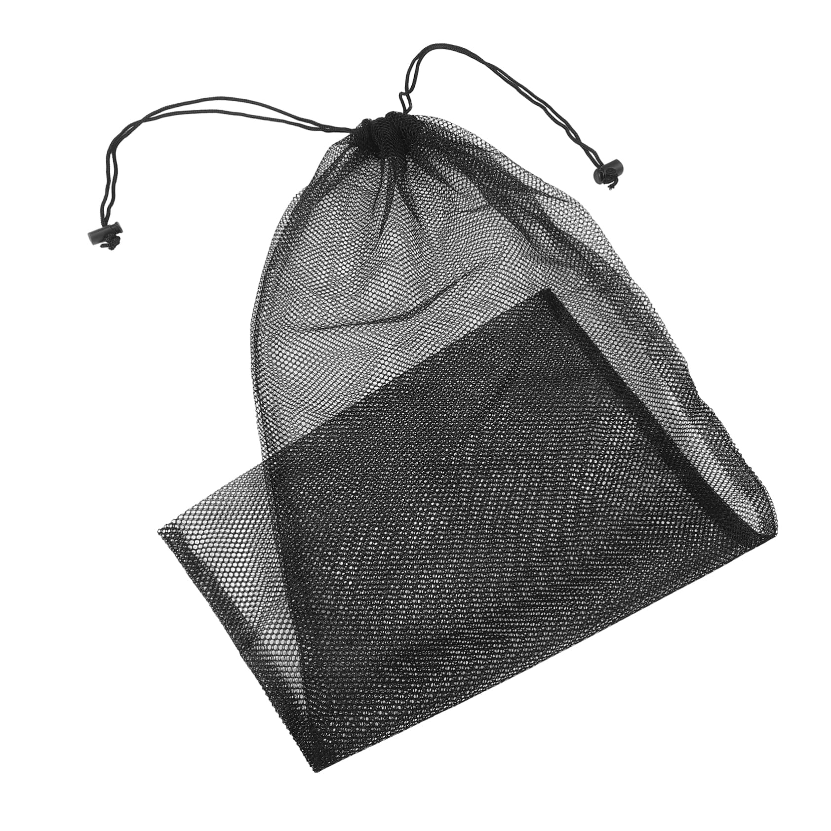 Happyyami Mesh Bags for Swimmers Large Capacity Drawstring Bag for Snorkel Gear Outdoor Activities