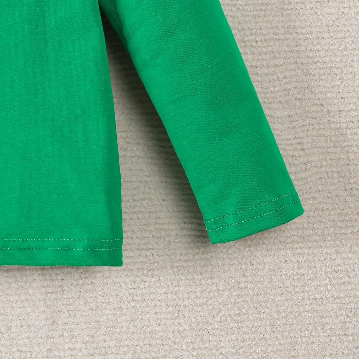 12M-7Y Toddler Baby Girls Ruffle Round Neck Blouse Kids Girl Solid Color Short T-Shirts Casual Tee Tops Bottom - Image 5