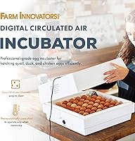 Vista 3 de Farm Innovators - Incubadora digital con aire circulado con girador automático de huevos, versión mejorada - Mejora 1