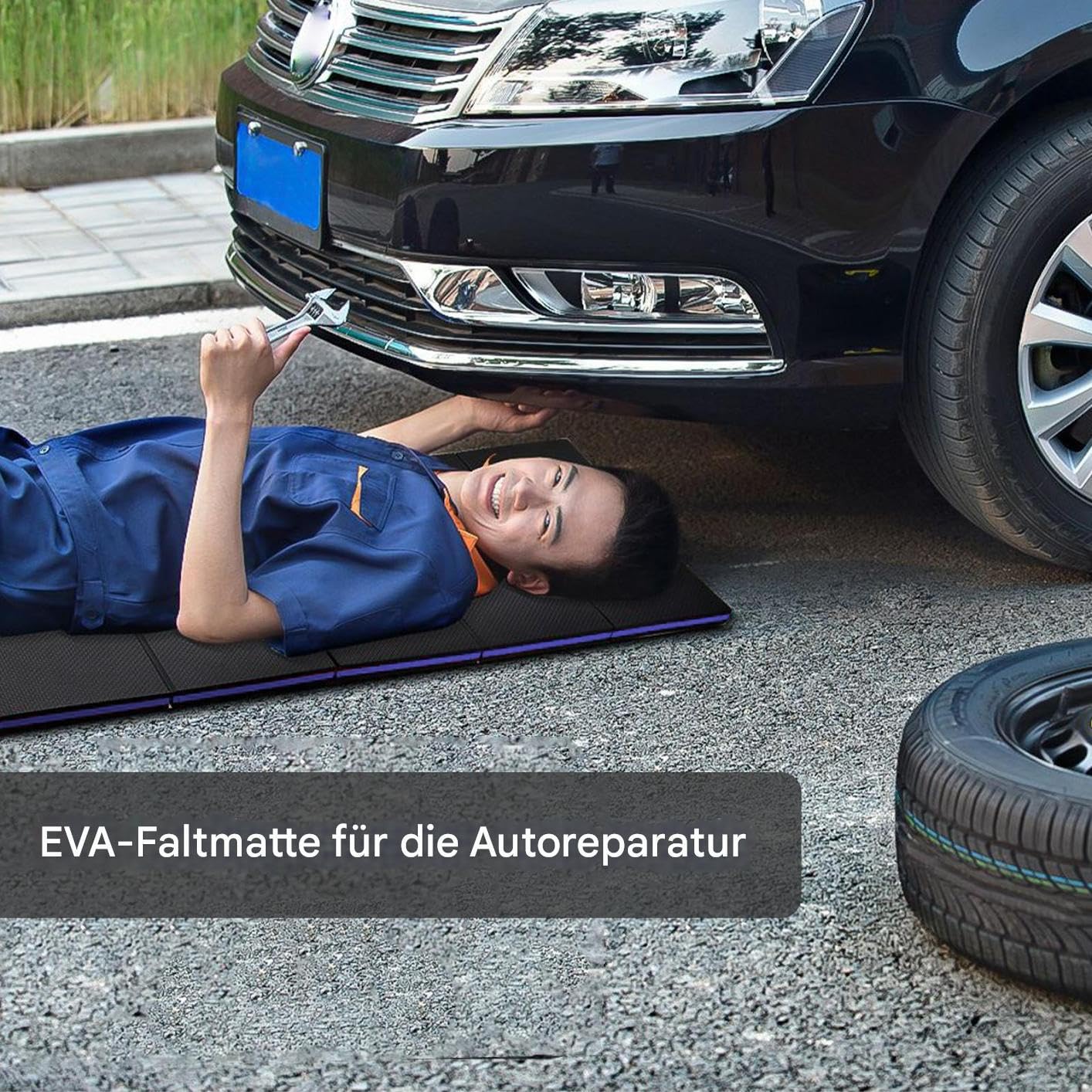 Tapis Mécanicien EVA Coussin Genouillère Confortable et Multifonction