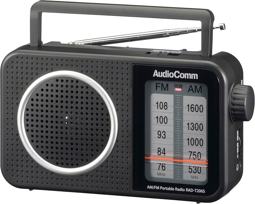 Amazon.co.jp: オーム(OHM)AudioComm ラジオ 卓上 AM/FMポータブル