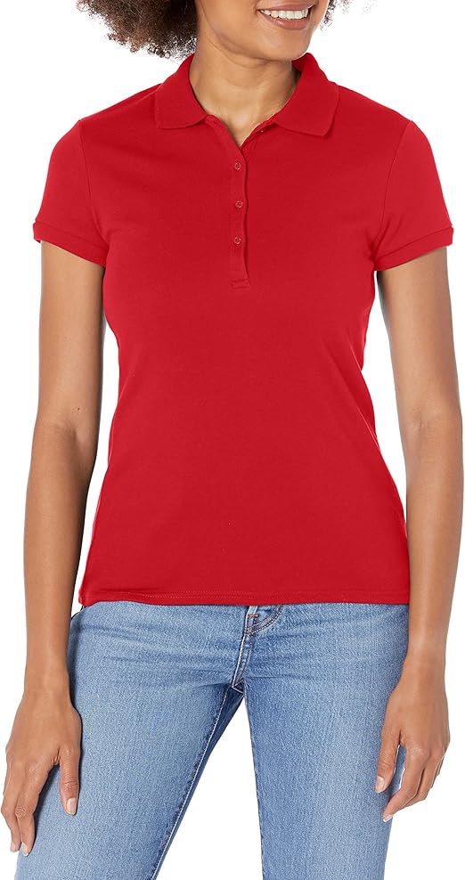 IZOD Junior's Uniform Short Sleeve Interlock Polo