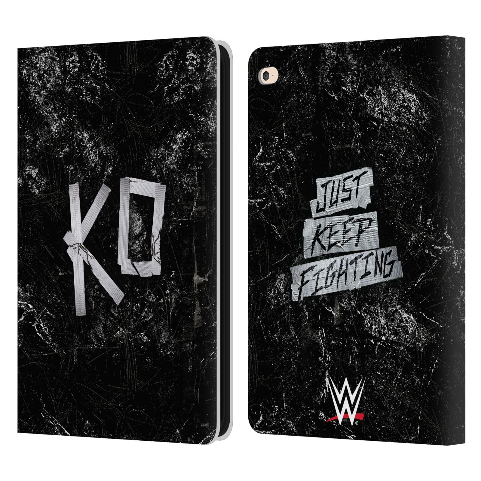 Head Case Designs Officially Licensed WWE KO Kevin Owens Leather Book Wallet Case Cover Compatible with Apple iPad Air 2 (2014)