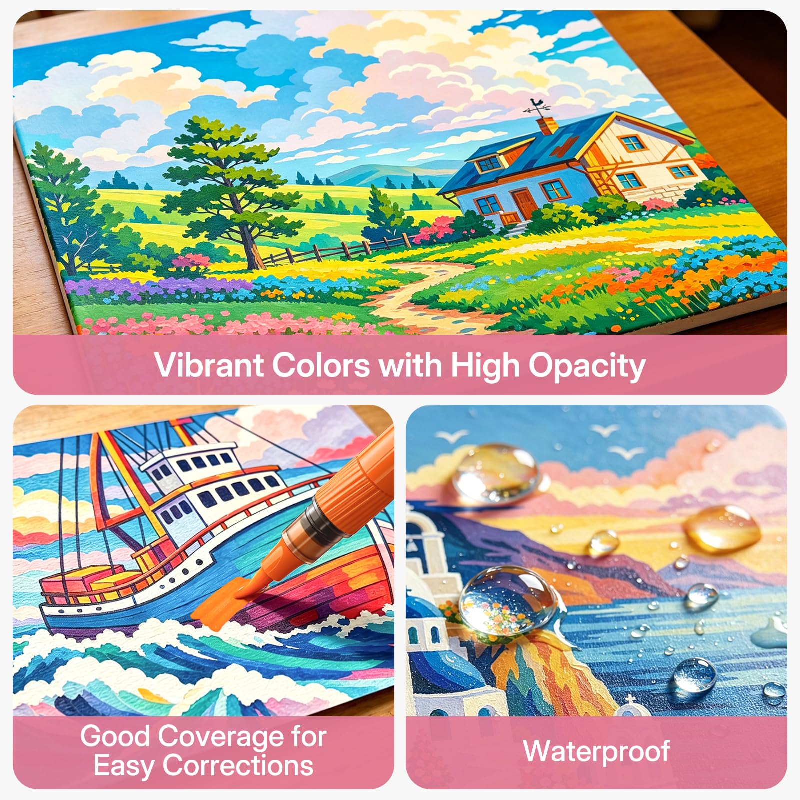 WUO Acrylic Paint Markers - 36 Colors! -6
